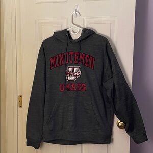 UMass Minutemen Gray Hoodie